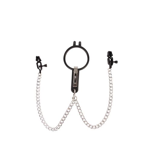 Humiliate Mouth Spreader with Nipple Clamps na Arena.pl