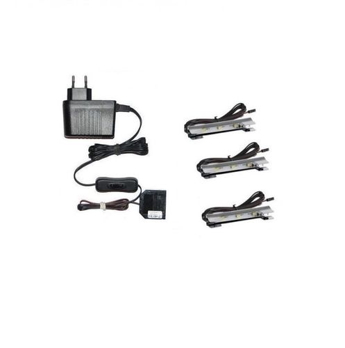 KLIPS LED OŚWIETLENIE SZKLANYCH PÓŁEK ZESTAW ZK-3 na Arena.pl