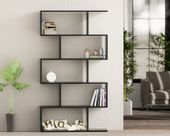 RITA Regał otwarty prosty Czarny