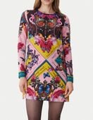 Versace Jeans Couture Sukienka codzienna NS696 Kolorowy Slim Fit M/L