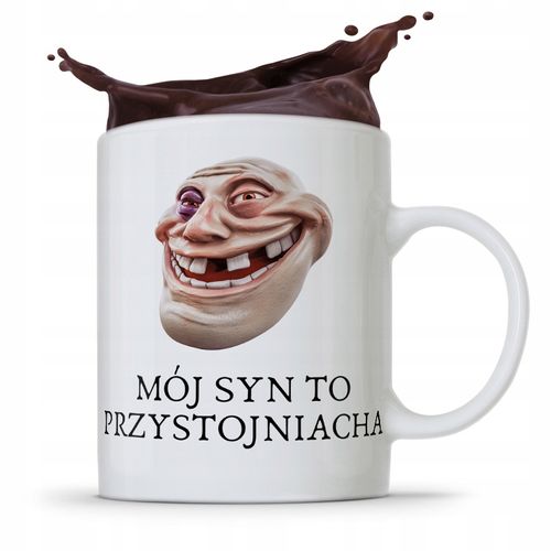 Kubek Prezent Dla Syna Mój Syn To Przystojniacha Z Nadrukiem Ze Zdjęciem na Arena.pl