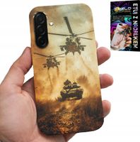 ETUI DO SAMSUNG GALAXY A56 5G - HELIKOPTER WOJSKOWY CZOŁG MILITARIA CASE