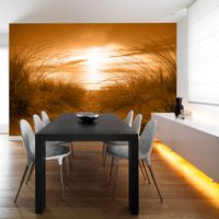 Fototapeta - plaża (sepia) 200x140