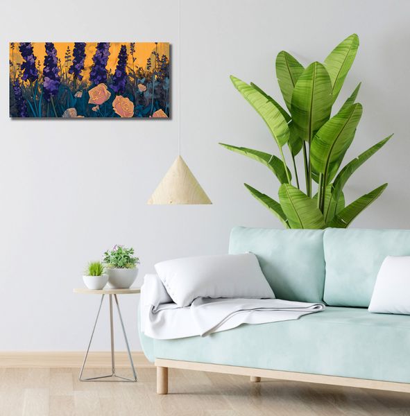 Obraz 70x30cm Złoty Ogród zdjęcie 2