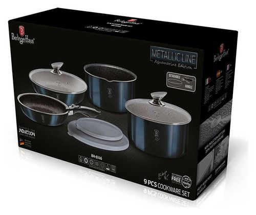 Zestaw garnków granitowych Click&Cook Berlingerhaus BH-6146 na Arena.pl