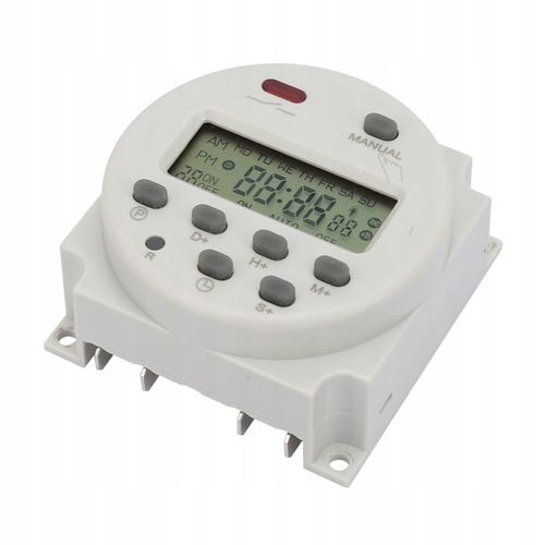 PROGRAMATOR CZASOWY WŁĄCZNIK WYŁĄCZNIK ENERGOOSZCZĘDNY CYFROWY 1s ~ 168h na Arena.pl