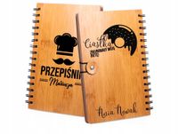 Bambusowy notatnik zeszyt na przepisy GRAWER!!!