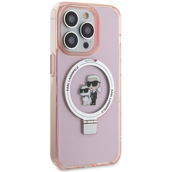 Etui Karl Lagerfeld do iPhone 15 Pro Max, Różowy, MagSafe zdjęcie 4