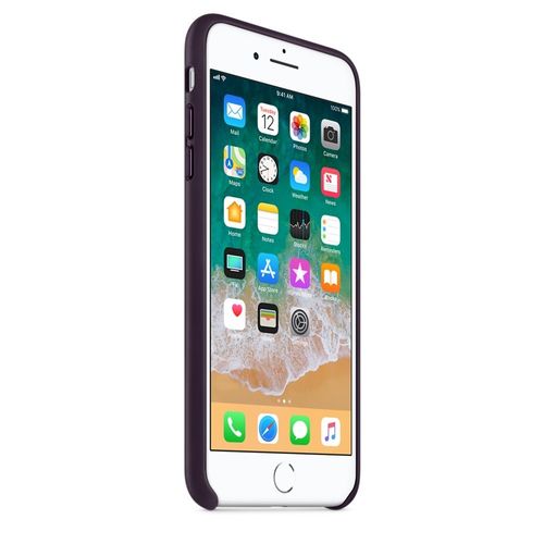 Apple iPhone 8 Plus / 7 Plus Leather Case - Dark Aubergine na Arena.pl