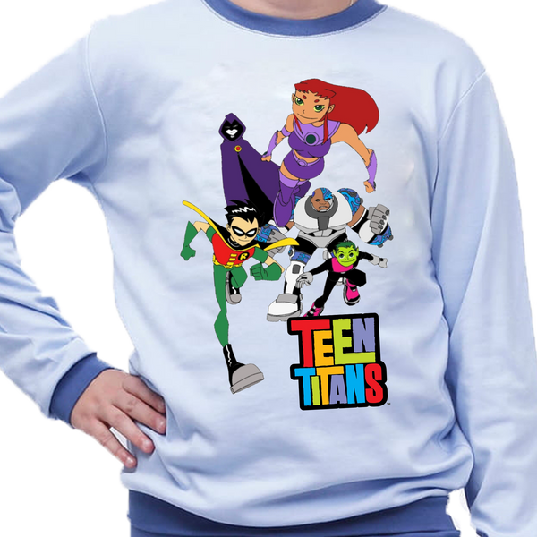 Piżama dziecięca Młodzi Tytani zdjęcie 1