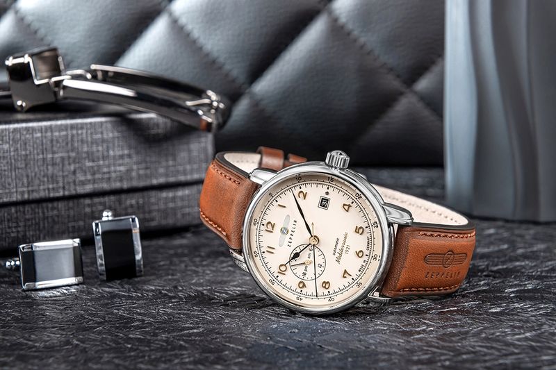 zegarek męski zeppelin méditerranée automatic 9668-5 + box zdjęcie 6