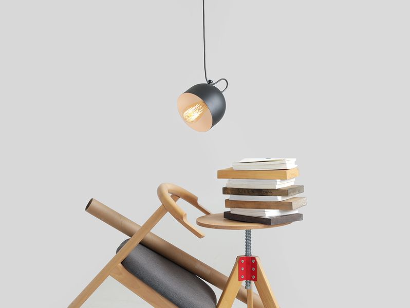 Lampa wisząca POPO 1 – czarny zdjęcie 2