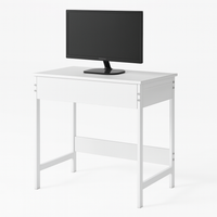 Biurko komputerowe białe małe dla dzieci stolik skandynawski loft 60cm