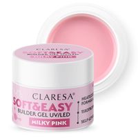 CLARESA Żel budujący Soft&Easy MILKY PINK - 90g