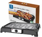 GRILL ELEKTRYCZNY 2000W BALKON TARAS KEMPING DUŻA KRATKA BEZ DYMU