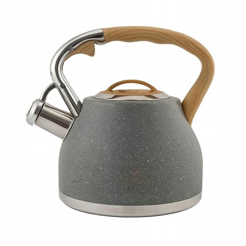 Ciężki Czajnik tradycyjny stalowy Edenberg 3 l GRUBE DNO na Arena.pl