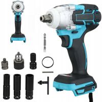 Wkrętarka Udarowa 3w1 LED 520Nm 18V Silnik Bezszczotkowy