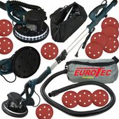 SZLIFIERKA DO GIPSU GLADZI TYNKU ZYRAFA Z PODŚWIETLENIEM LED BEZPYŁOWA