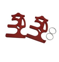 Bezdotykowy otwieracz drzwi 2 sztuki czerwony