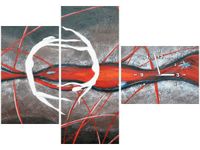 100CM 70CM ZEGAR 3 ELEM TANIEC TONI ŚCIENNY OBRAZ