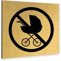 Tabliczka Tablica nierdzewna ZŁOTA DOWOLNY TEKST NAPIS PIKTOGRAM ALUMINIUM