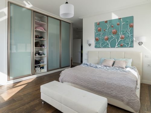 45201 Obraz na płótnie RÓŻE KWIATY TURKUS na Arena.pl