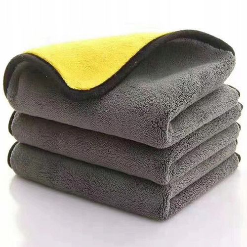 3szt. PUSZYSTE RĘCZNIKI ZESTAW DO OSUSZANIA AUTA MIKROFIBRA SZYBKOSCHNĄCY na Arena.pl