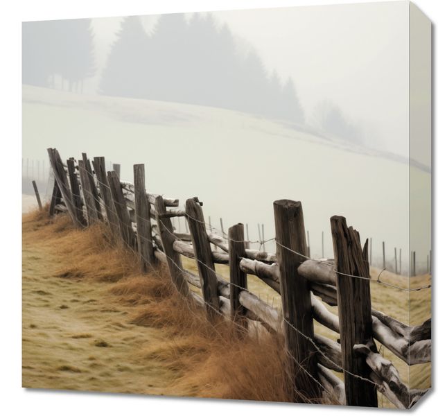 Obraz 50x50cm Spowity Mgłą zdjęcie 1