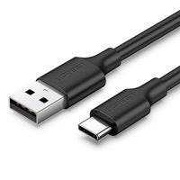wytrzymały kabel przewód usb - usb-c 480 mbps 3a 1.5m czarny