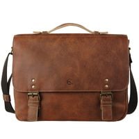 MAVIN Torba męska Canaletto vintage skóra naturalna 14 cali