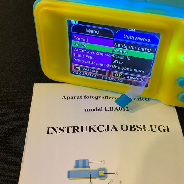 APARAT CYFROWY KAMERA DLA DZIECI HD 1080p + GRY zdjęcie 6