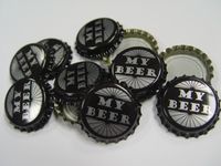 Kapsle z nadrukiem MY BEER - 50 sztuk