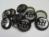 Kapsle z nadrukiem MY BEER - 50 sztuk