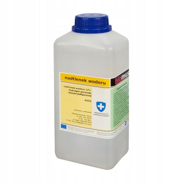 Nadtlenek wodoru 12% Biomus perhydrol 1 l zdjęcie 1