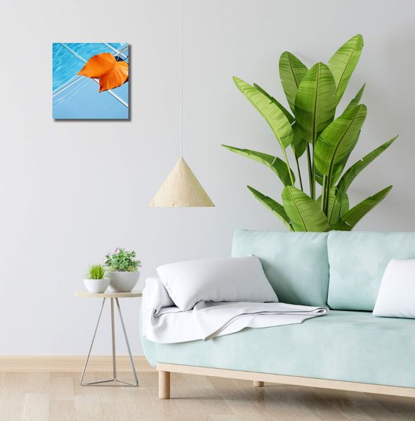 Obraz 30x30cm Liść przy Wodzie zdjęcie 2