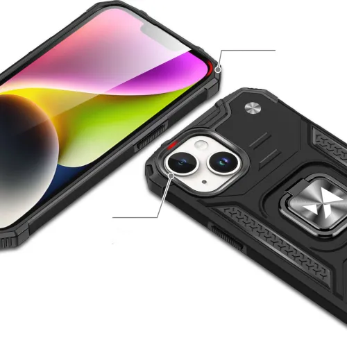 pancerne etui z uchwytem na palec do iphone 15 plus wozinsky ring na Arena.pl