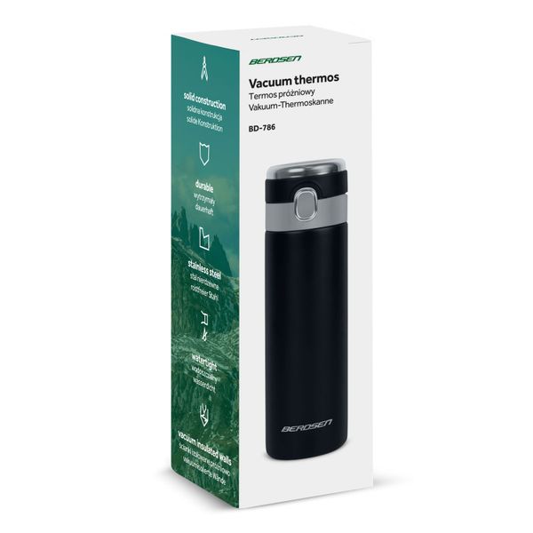 Termos próżniowy 450 ml BD-786 czarny zdjęcie 4