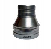 Redukcja 150/100 do odciągu wąż rura spiro PUR wentylator pochłaniacz