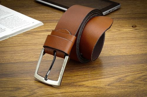 Pasek Skórzany Gracio Koniakowy Brąz Long SIZE 130 na Arena.pl