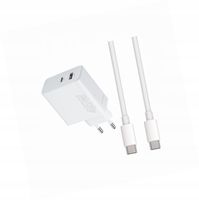 Szybka ładowarka 45W z długim kablem 2m 2 wejścia do Samsung A52 LTE