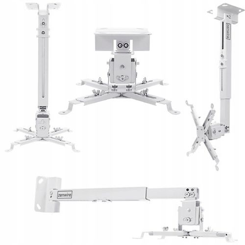 Uchwyt Wieszak do Projektora Rzutnika Zenwire 4w1 Sufitowy Ścienny do na Arena.pl