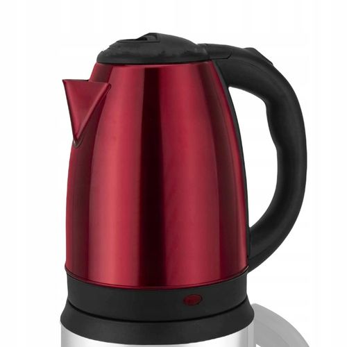 Czajnik elektryczny bezprzewodowy Royalty Line 1.7litra 1500 W czerwony na Arena.pl