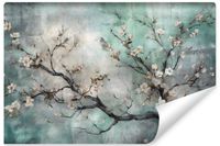 Fototapeta Do Salonu KWIATY Wiśni Abstrakcja Akwarele 368cm x 254cm