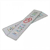 Ślubne tablice rejestracyjne MŁODA PARA, aluminiowe, tłoczone