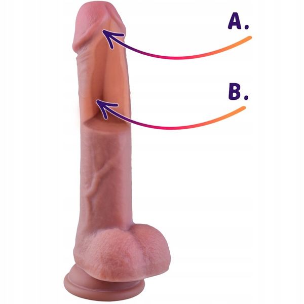 Realistyczny Penis, Naturalne Dildo Silikonowe zdjęcie 4
