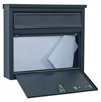 Skrzynka na listy T11 - CZARNY - A4 POLSKA SKRZYNKA POCZTOWA