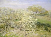 Plakat 18x13cm Spring, Monet Vintage do Salonu