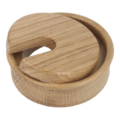 Przepust kabli drewniany przelotka DĄB 80x23mm na Arena.pl