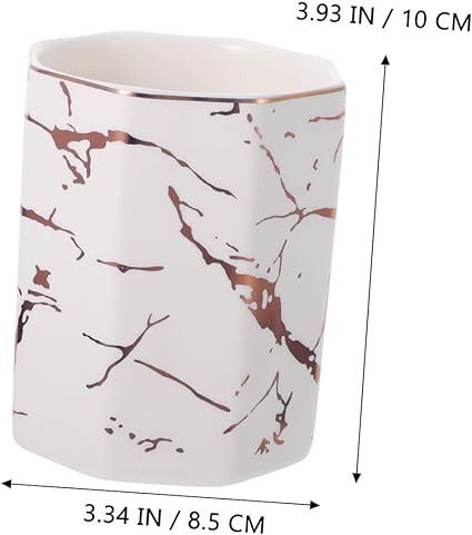 Kubek ceramiczny do łazienki na szczoteczki pędzle na Arena.pl