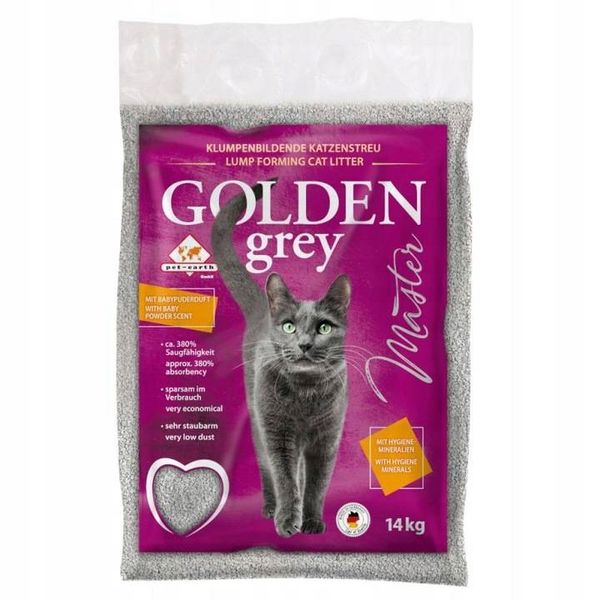 Żwirek Golden Grey Master 14kg zdjęcie 1